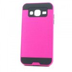 Wholesale Samsung Galaxy J3 / Galaxy Amp Prime Iron Shield Hybrid Case (Hot Pink)